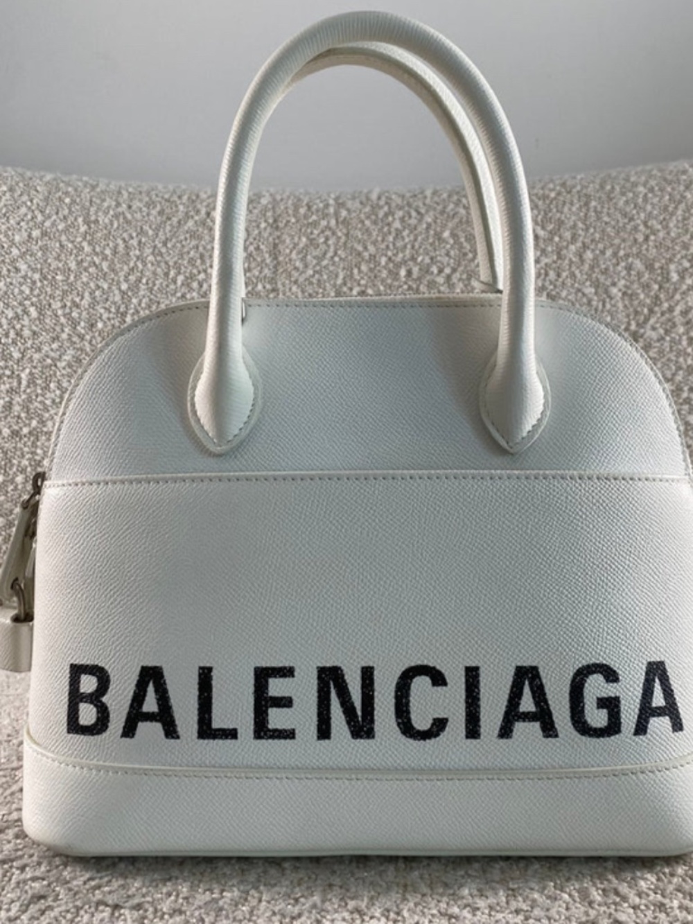 Authentic Pre-Owned Balenciaga Ville Top Handle S White - Picture 2 of 16